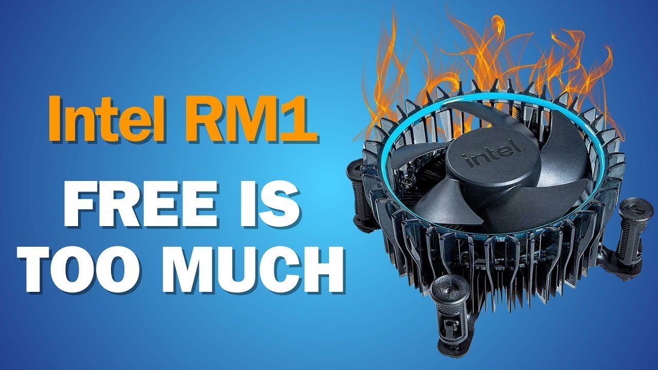 Можно ли использовать штатный кулер Intel RM1?
