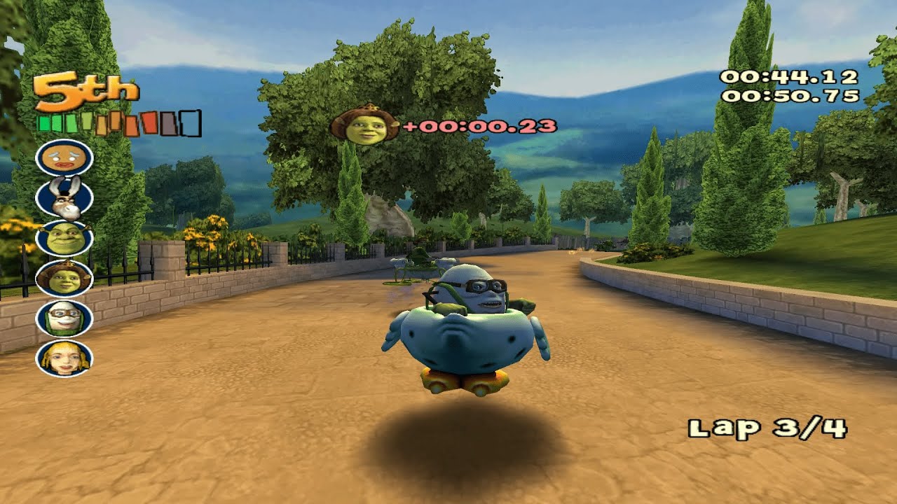 Shrek Smash n' Crash Racing - Conventional Tournament (Humpty AI Only - Gamecube/Dolphin)