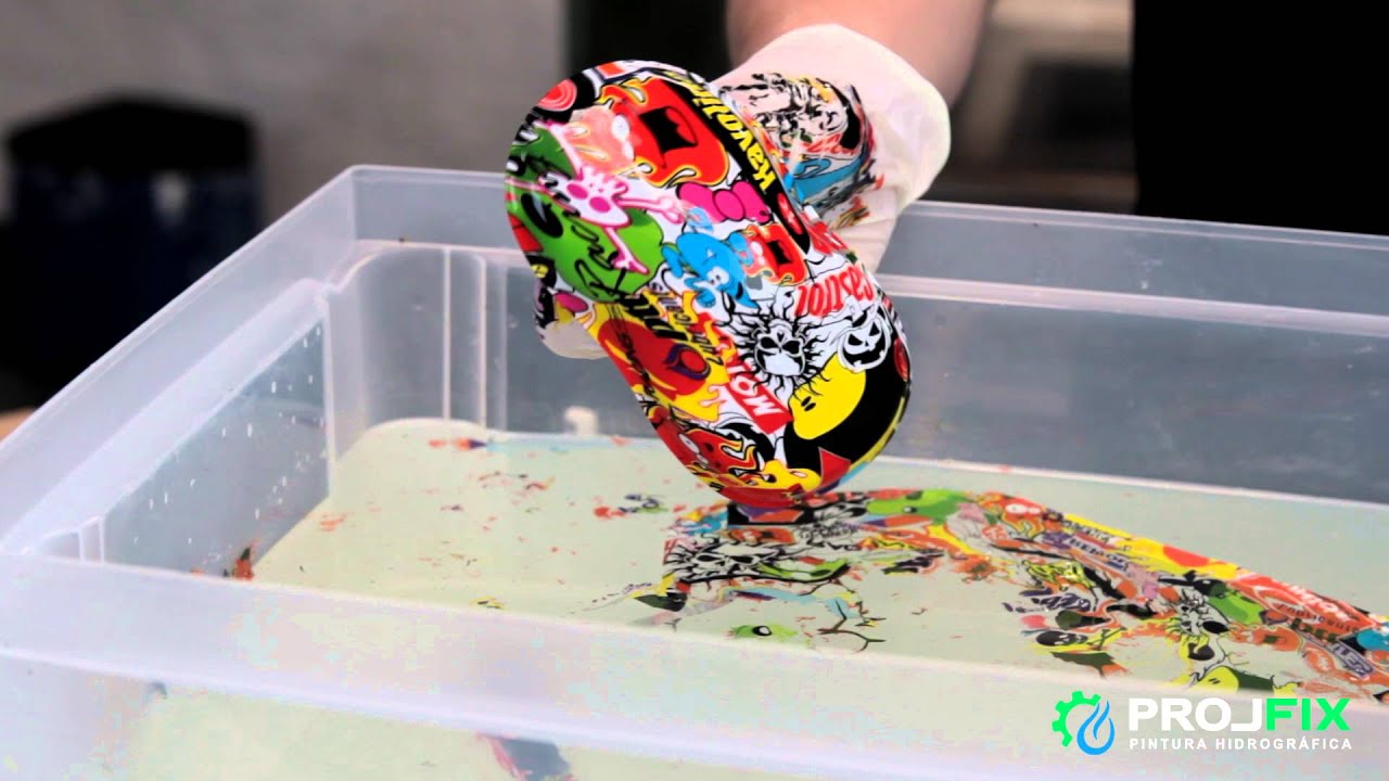 Como fazer Water Transfer Printing (WTP) - Formatos de Trabalho