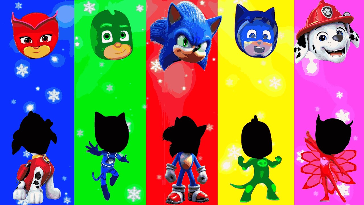 Wrong eyes👀 challenge DAME TU COSITA Pj Masks Funny Puzzle Wrong Heads