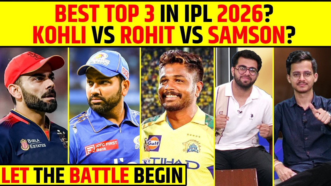 🔴KOHLI vs ROHIT vs SAMSON – WHO HAS THE BEST TOP 3 IN IPL 2026? #ipl2026