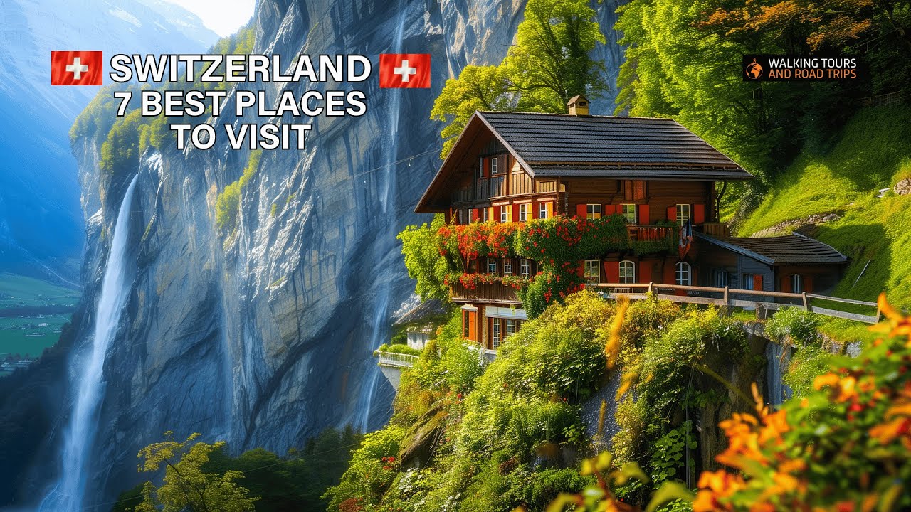 7 лучших мест для посещения в ШВЕЙЦАРИИ 🇨🇭 Красивые туры по швейцарским деревням в видео 4K