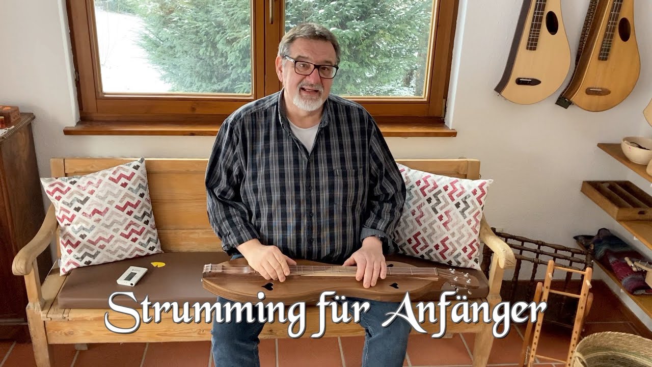 Dulcimer spielen lernen. Strumming für Anfänger