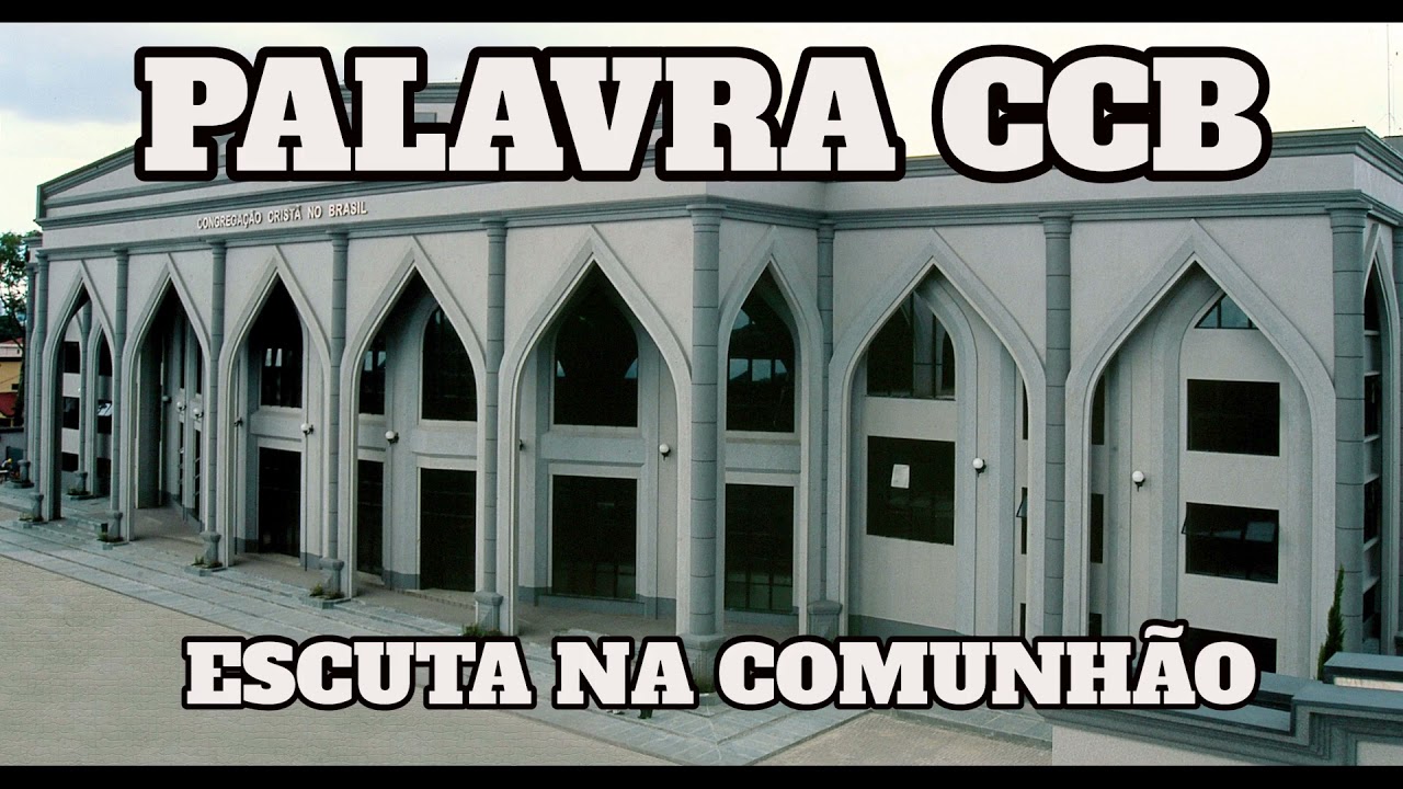 PALAVRA CCB - Jó Capítulo 42 - Exortação Ademilson de Igaraçu do Tietê