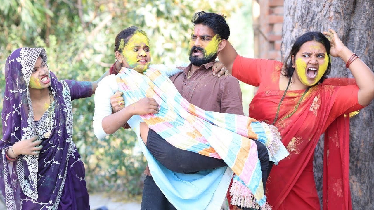साली के साथ होली ।। रोली जौनपुरिया ।। अवधी कॉमेडी ।।
