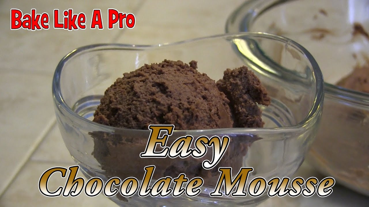 Easy EGGLESS Chocolate Mousse Recipe 3 ingredients !