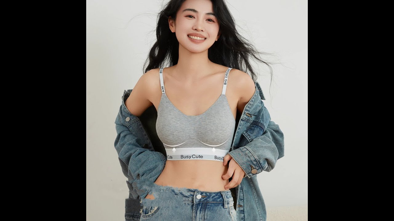 Fashion Shoulder Strap Bra &ndash; Comfortable, Breathable & Anti Sagging Design for Women