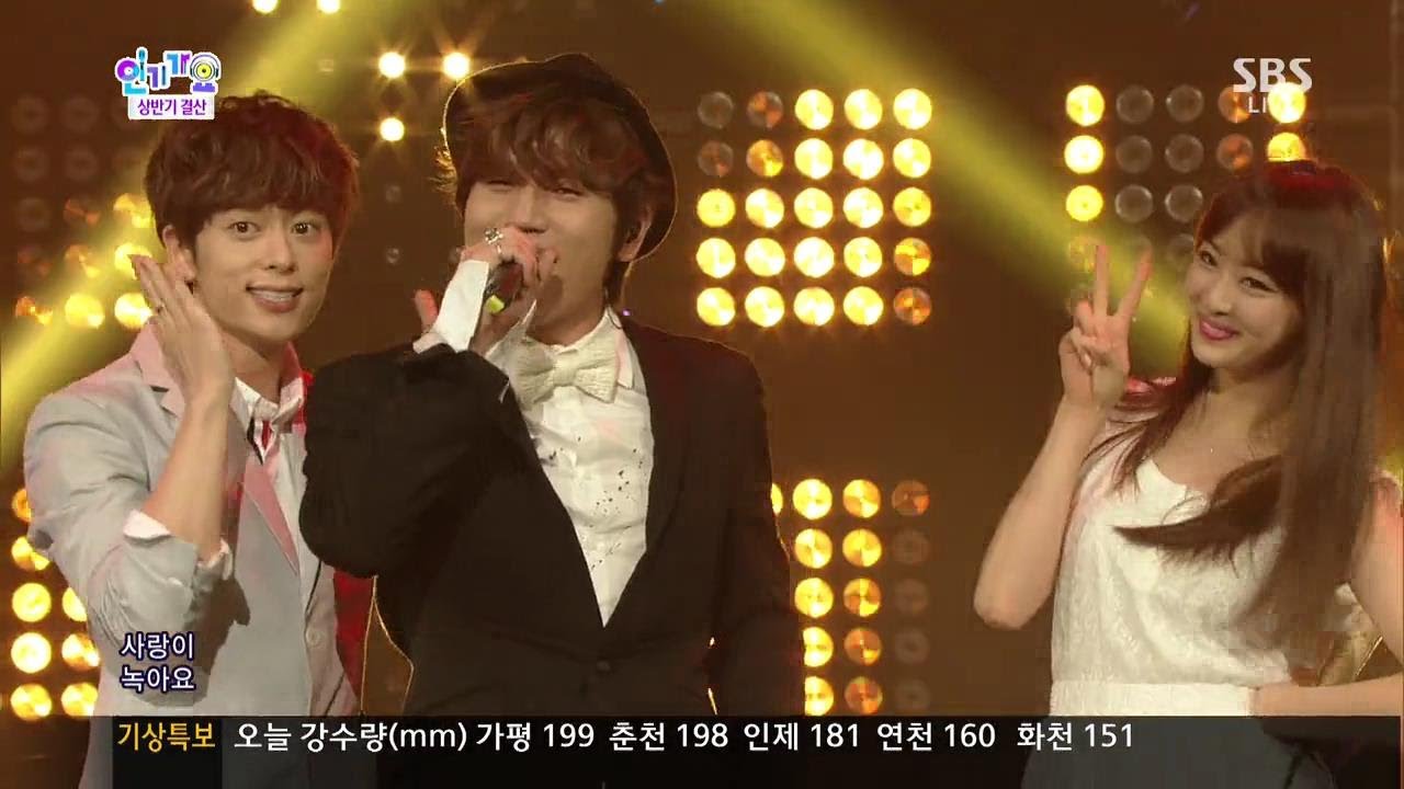 К.Вилл [Bon Voyage + Love Blossom] @ популярная песня Inkigayo 130714