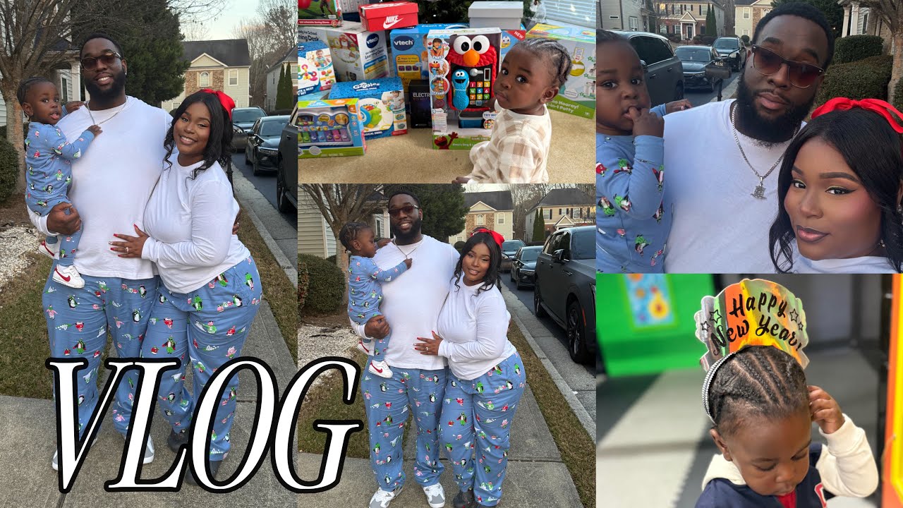 VLOG | FUN CHRISTMAS EVE FESTIVITIES, JAXXON GIFT OPENING & MORE | QUEEN JA’VON 