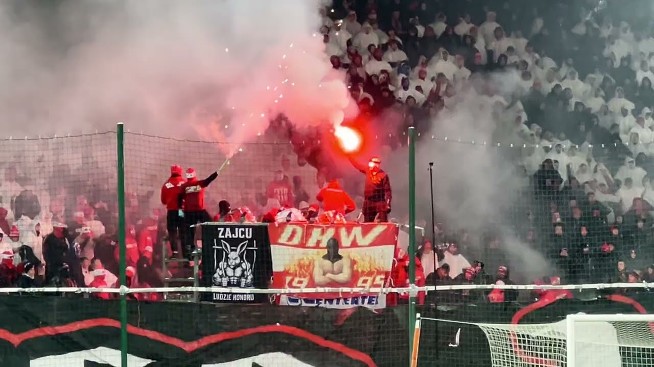 Oprawa: Widzew Ł&oacute;dź - Korona Kielce  (30 lat DHW) 23.11.2025