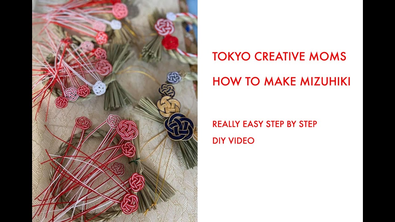 How to Make Mizuhiki (UMEMUSUBI) in English