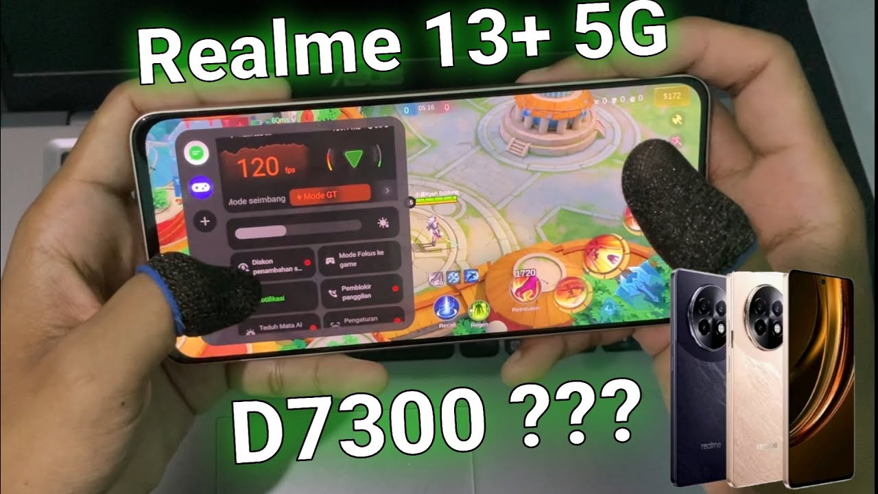 Dimensity 7300 ??? Unboxing Realme 13+ 5G test spam Fanny on practice