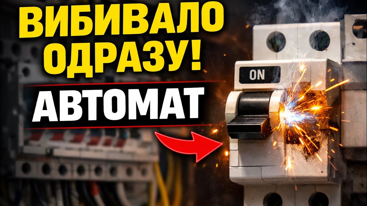 Срочный вызов: автомат не дает включить свет