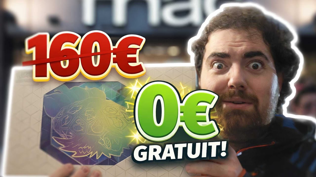 J’ai payé 0€ cette UPC à 160€ 👌