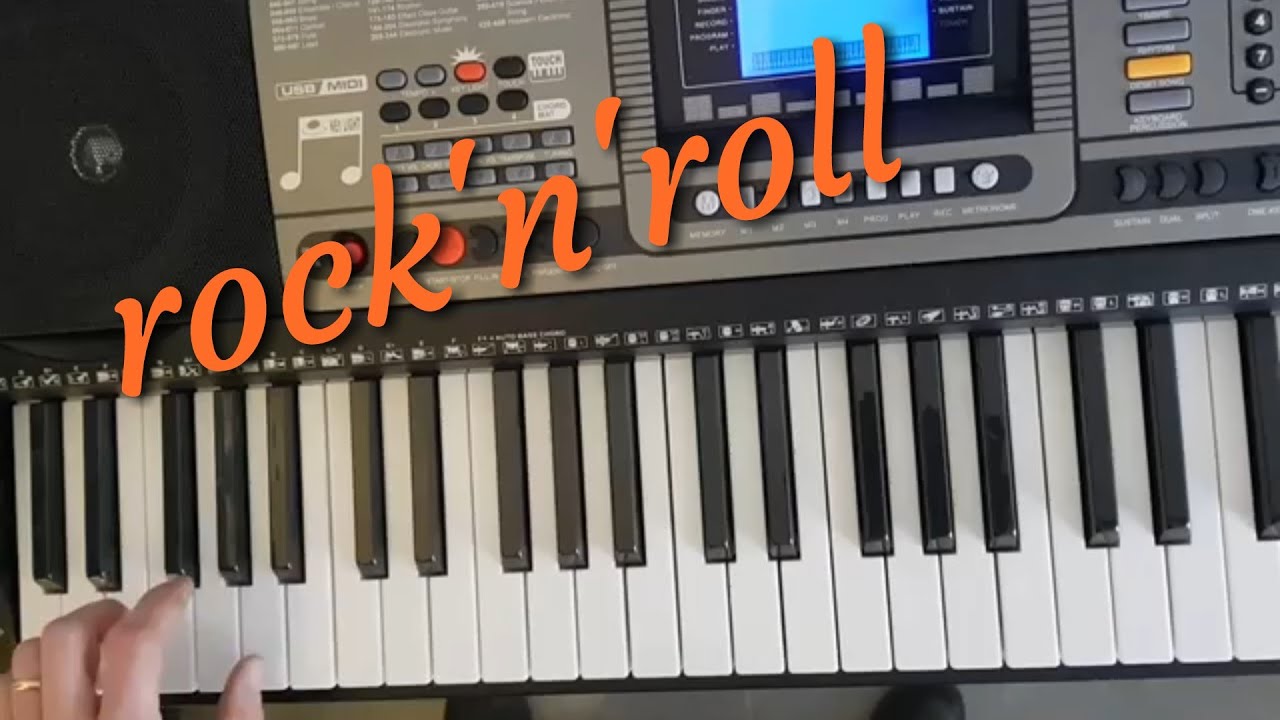 Tutorial - How to play the best rock'n roll riffs on piano - EASY