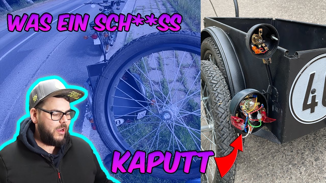 Mein ERSTER UNFALL mit dem SIMSON S51 Anhänger 😣 | Motovlog | NEUER KANAL IN DER INFOBOX