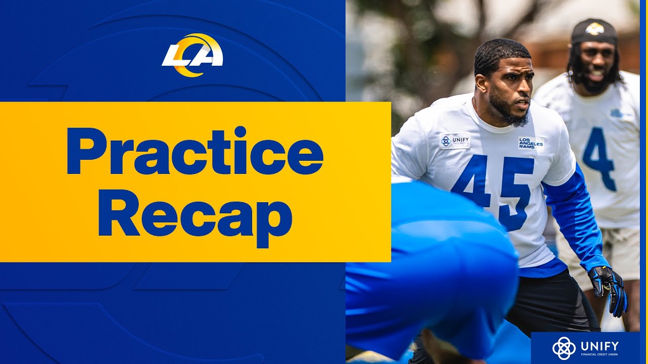 Practice Recap: Highlights From Rams Closed Training Camp Practices