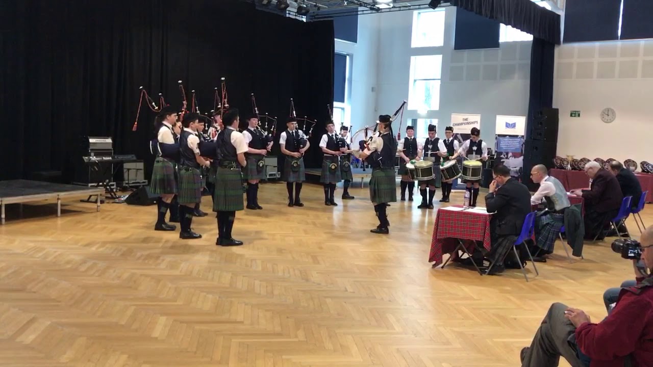 Skye Youth Pipe Band- Novice Juvenile B - Scottish Schools Pipe Band Championships 2018