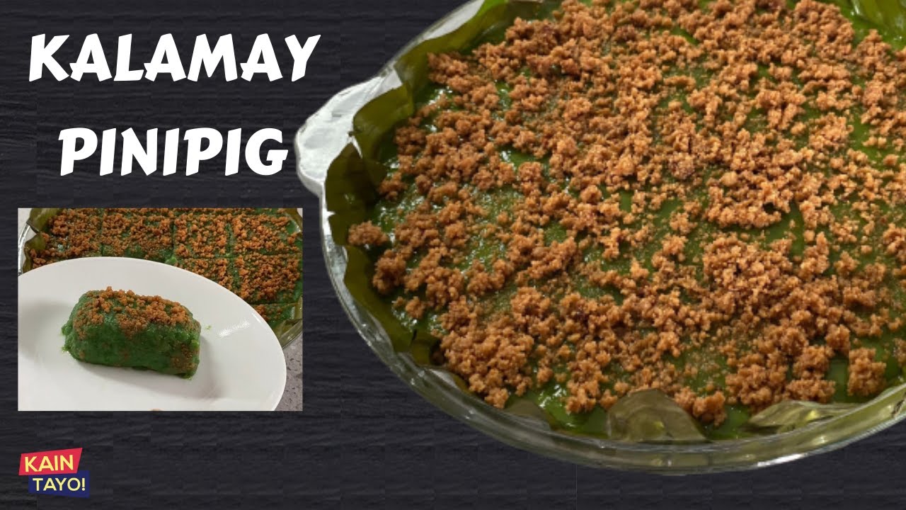 Kalamay Pinipig / Quick, Easy and Delicious Filipino Native Kakanin