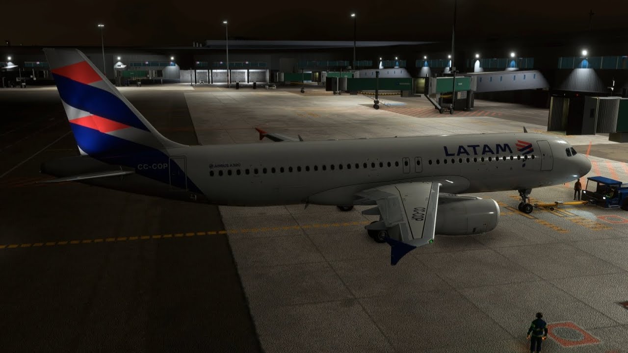 SPJC Lima departure / Latam Chile OPS / SPJC - SCEL / Fenix A320