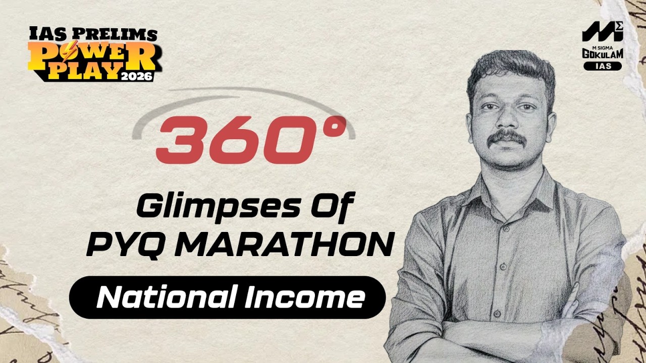 IAS Prelims 2026 | 360° National Income PYQ Marathon | Complete PYQ Analysis | Power Play