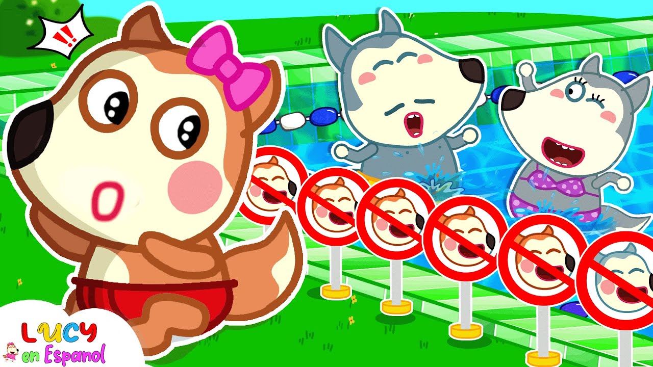 Juega seguro! Lucy muestra las reglas de seguridad en la piscina|Compilación 2 horas@LucyEnEspanol