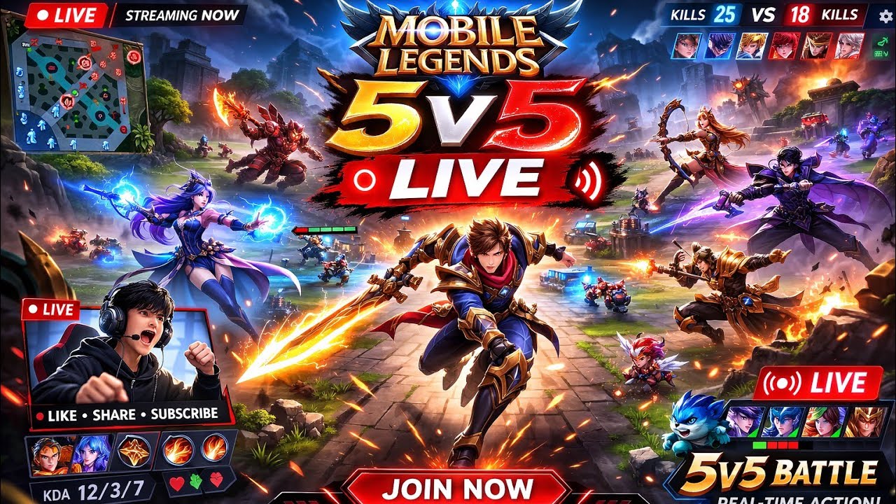 🔴 MOBA Legend 5v5 LIVE stream!