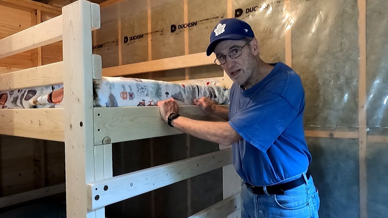 DIY Building Bunk Beds...DIY Cabin...Episode 60