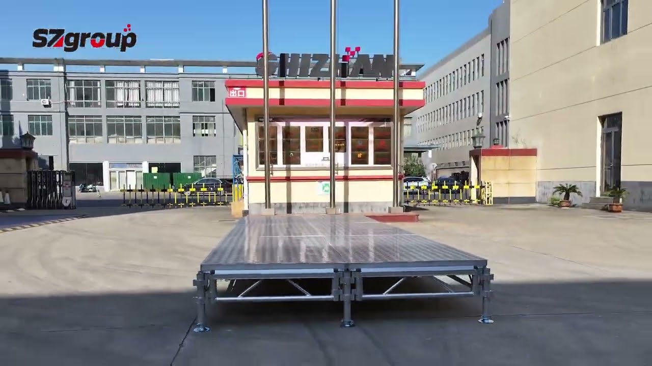 aluminum stage 4x8