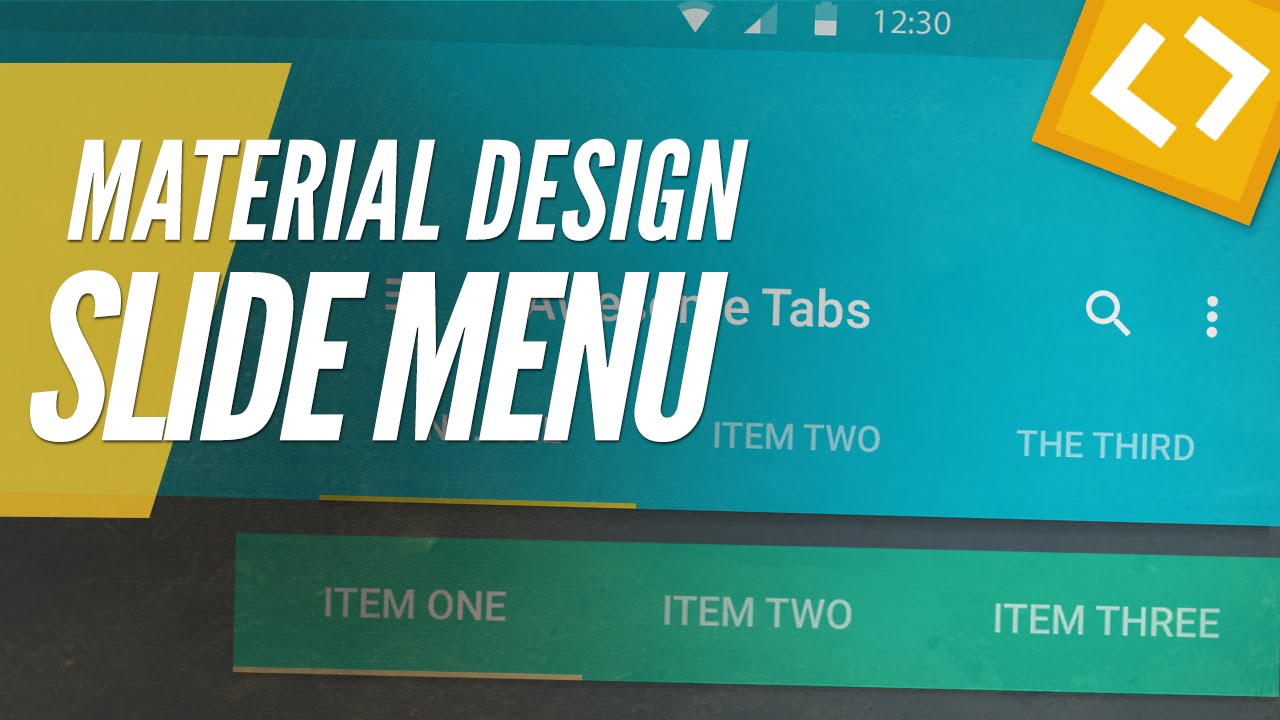 MATERIAL DESIGN SLIDE TAB MENU (HTML5/CSS3/JQUERY)