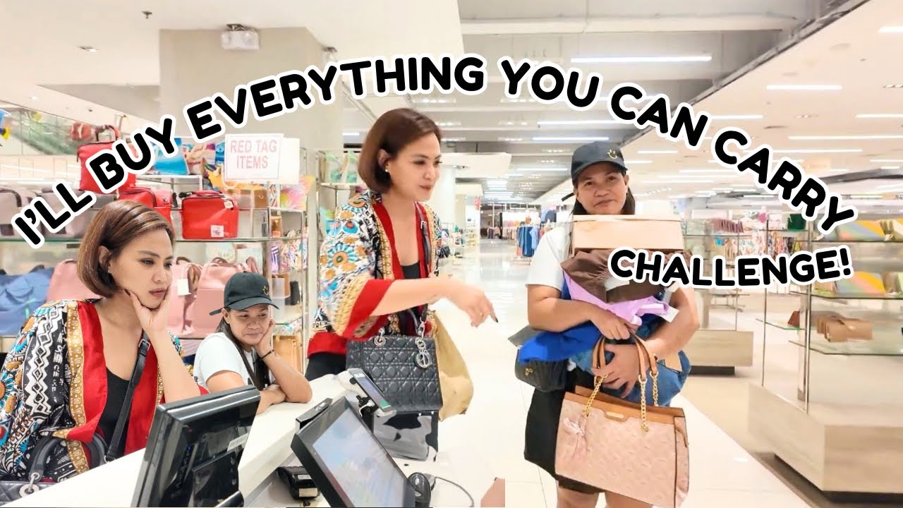 I'LL BUY EVERYTHING ATE JONA CAN CARRY CHALLENGE! PA-BIRTHDAY NATEN SAKANYA! | AustriaFamilyVlogs