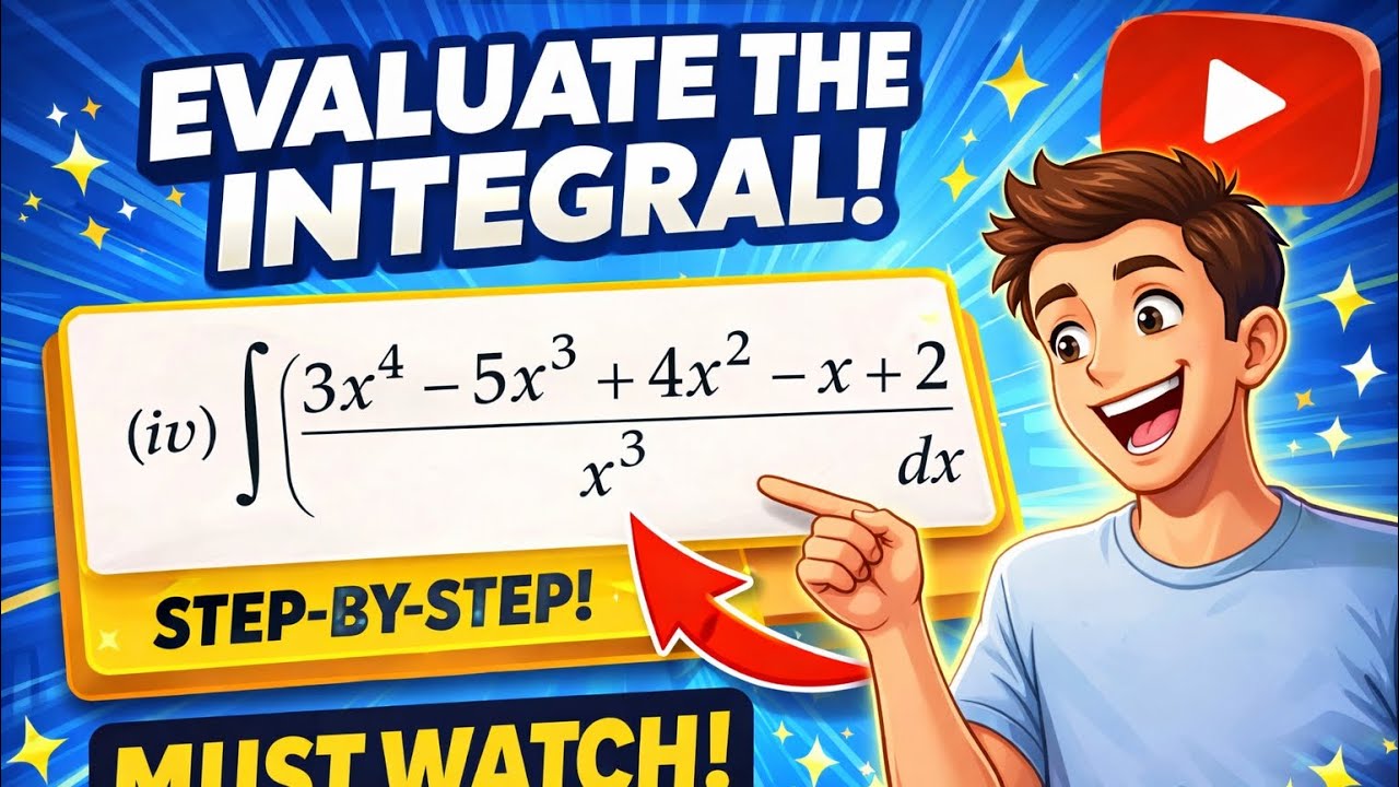 Evaluate the Integral (Polynomial over x^3) | Step-by-Step
