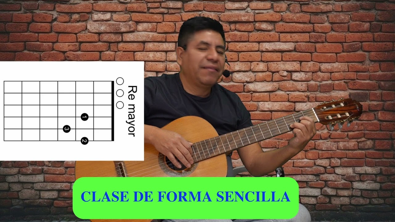 1 CLASE DE GUITARRA PARA PURO PRINCIPIANTE- DE FORMA MUY SENCILLA