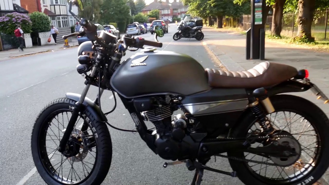 Honda cg125 custom scrambler cafe racer