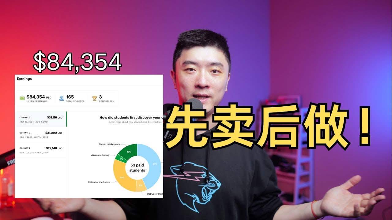 卖课两月收入60万，知无不言！