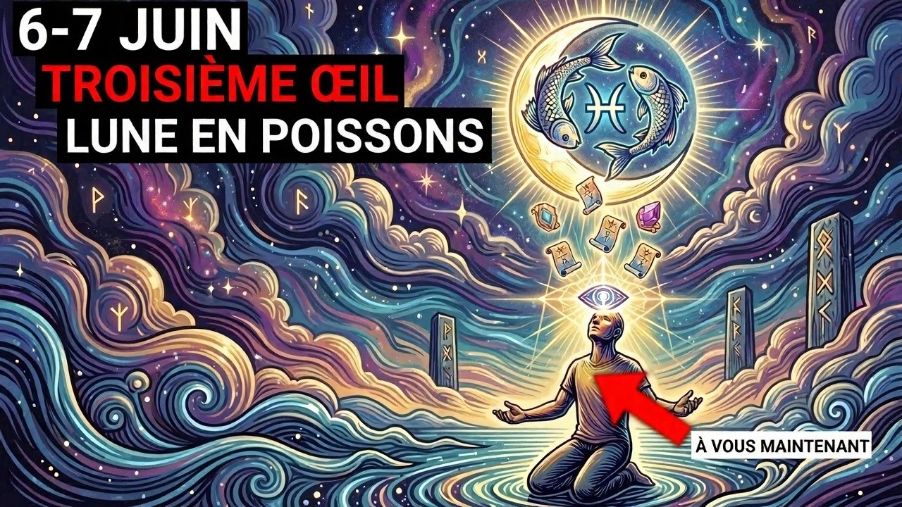 Lune en Poissons Ouvre Ton Troisi&egrave;me &OElig;il - 5 Messages Divins Que Tu Attendais R&eacute;v&egrave;lent TOUT