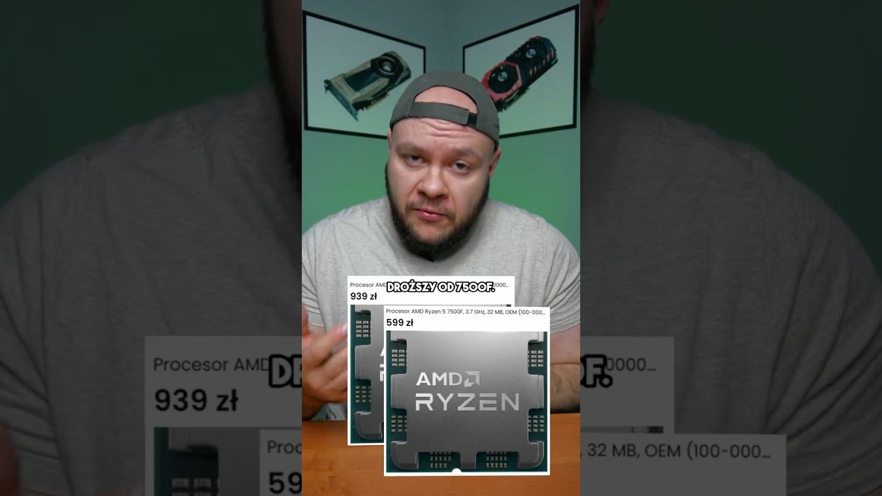 Ryzen 7700 czy 7500F, co wybrać do RX 9060 XT 8GB? (dobrze, że nie intel...)