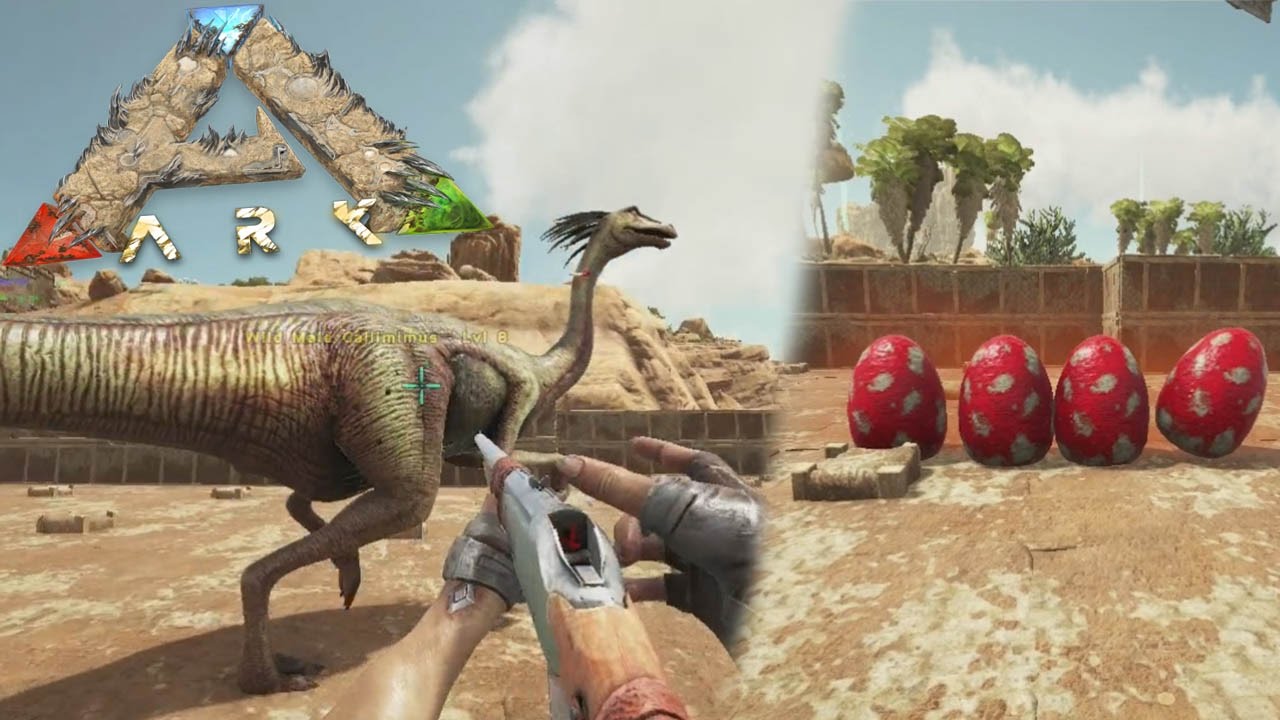 ZELDZAAM DIER TEMMEN & 4 EIEREN?! - ARK Scorched Earth #52