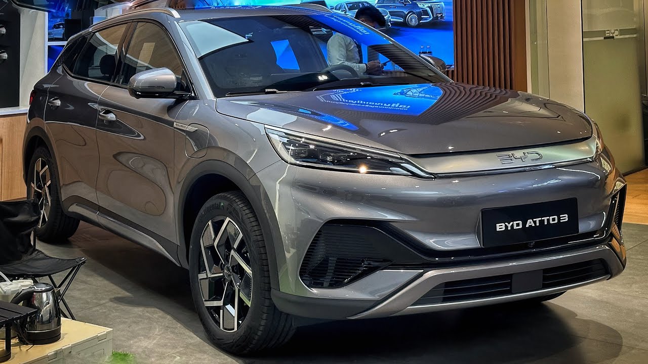 New! 2025 BYD Atto 3 Electric - Luxury EV SUV | Sounds, Interior & Exterior 