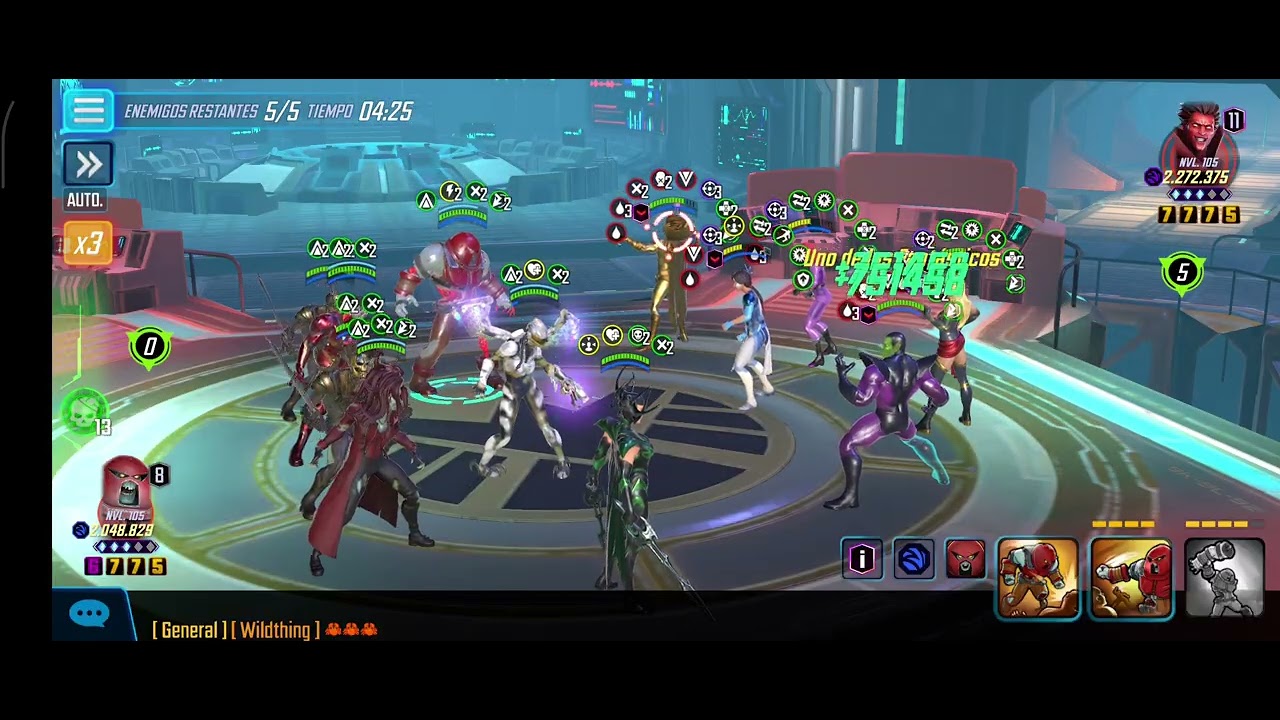 MSF War Counter. Undying vs Absolute A-Force + Mephisto + Skrull