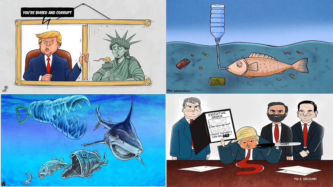 Trump Satire & U.S. Political Cartoons | Viral White House Comedy, Election Jokes & News