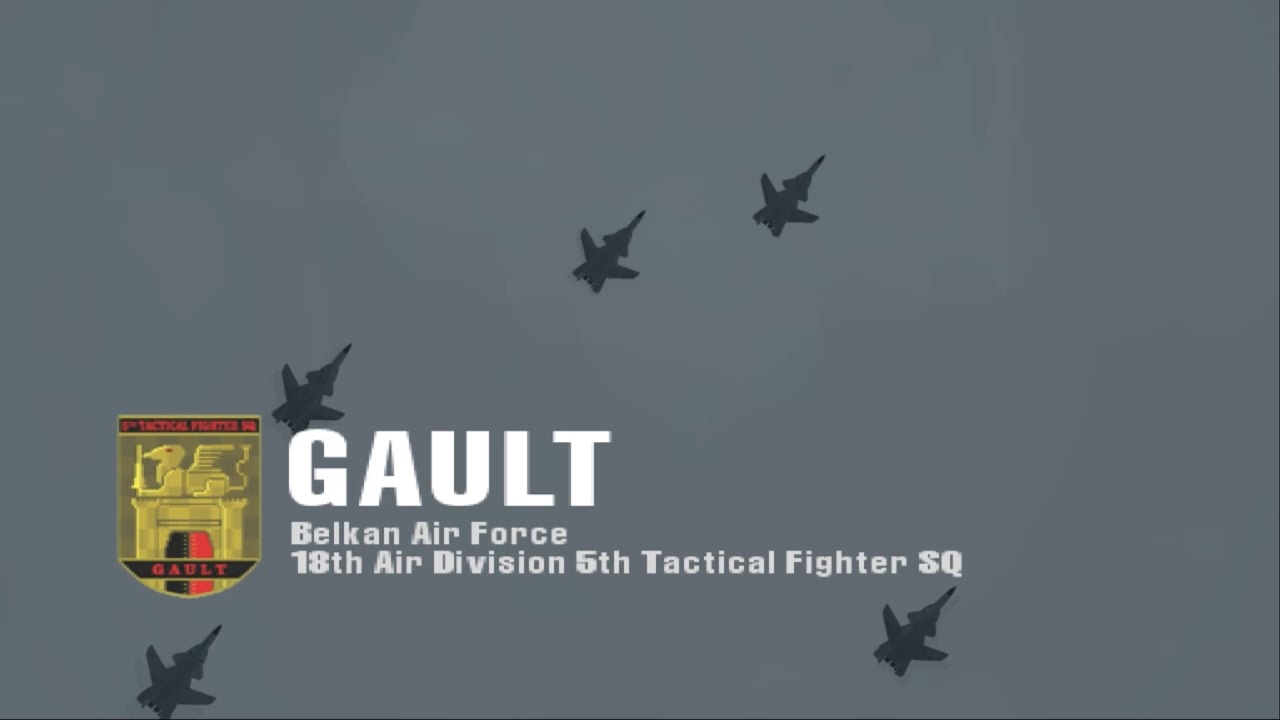 Ace Combat Zero: The Belkan War (Emulated) - M16: Gault and Wizard Squadrons