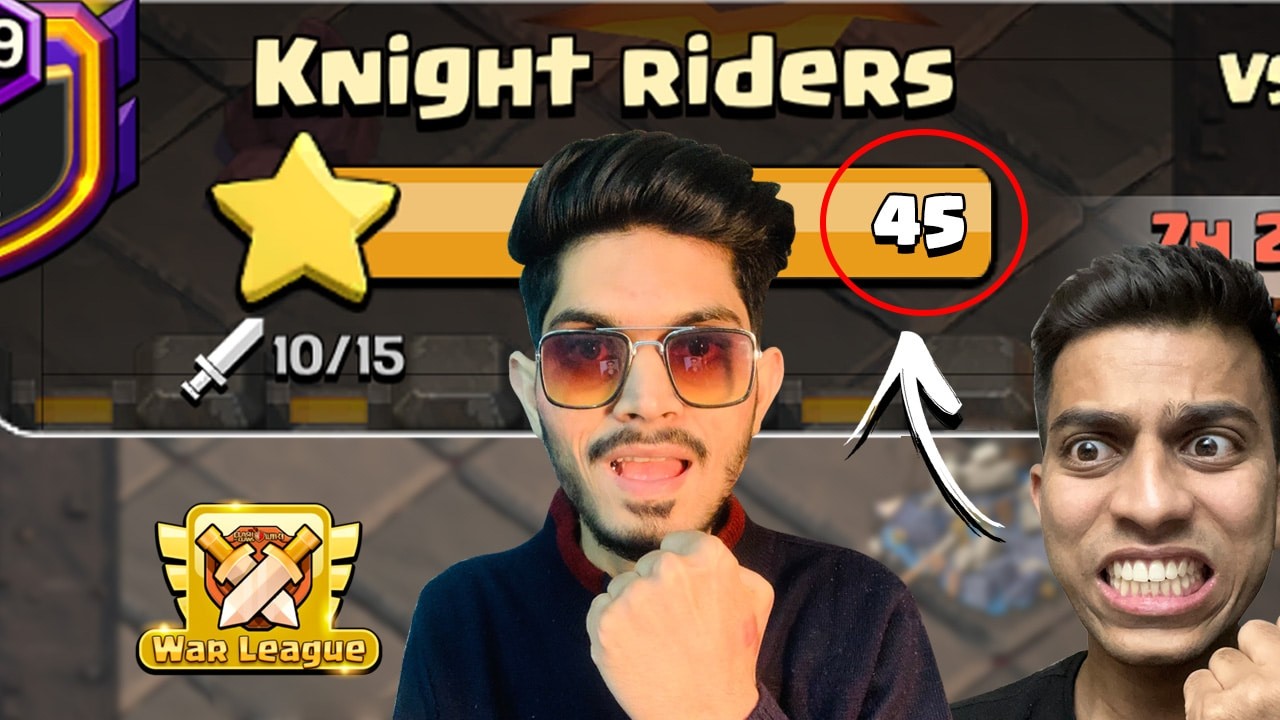 45/45 STARS?! 😱 BEST CWL WAR EVER | Clash of Clans