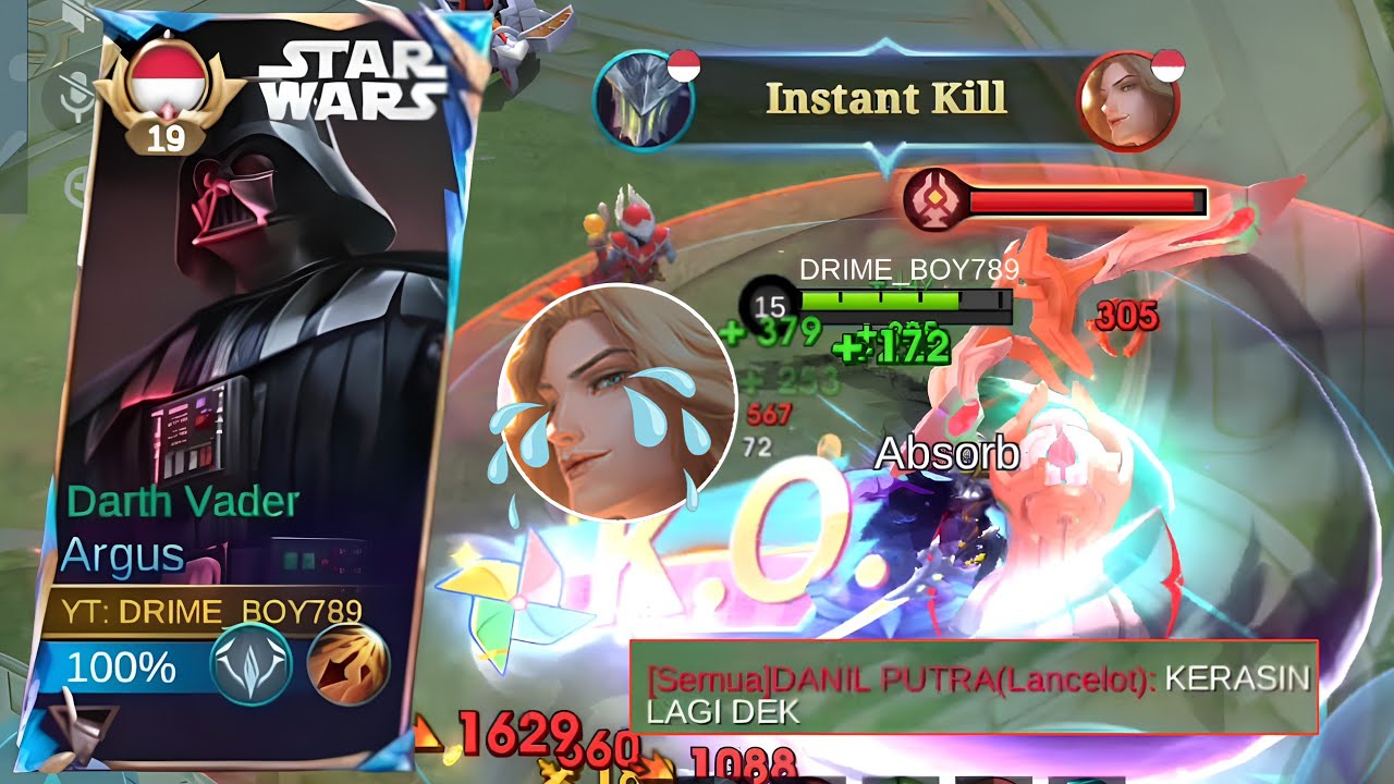KERASIN KATANYA😂 BELUM TAU DIA KETEMU SIAPA LATE GAME SEKALI COMBO LANGSUNG LENYAP - MLBB