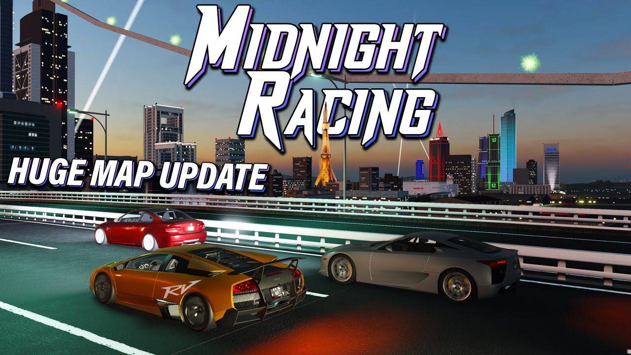 MASSIVE NEW MAP!! (Tokyo Bay) || ROBLOX - Midnight Racing Tokyo