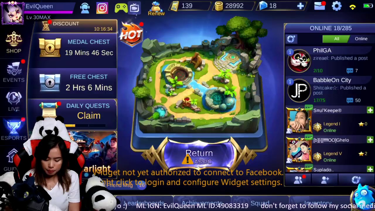 Mobile Legends with Lala Banderas Live!!!