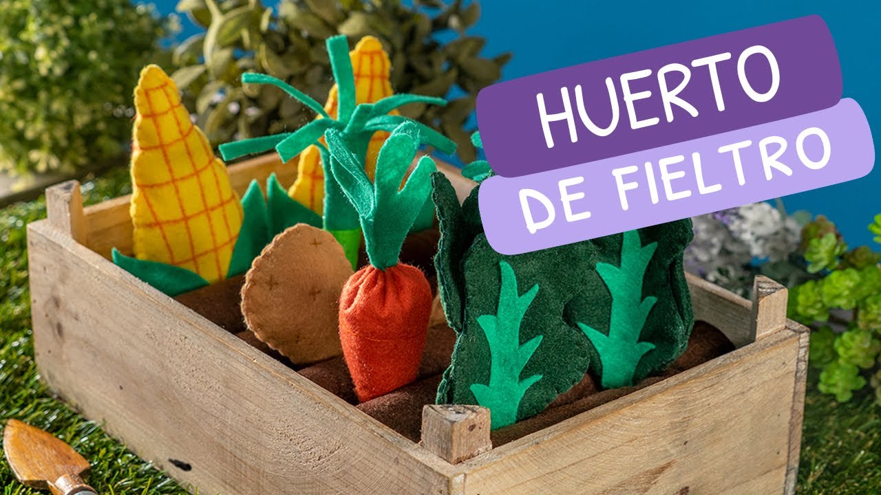 Cómo hacer un huerto de fieltro