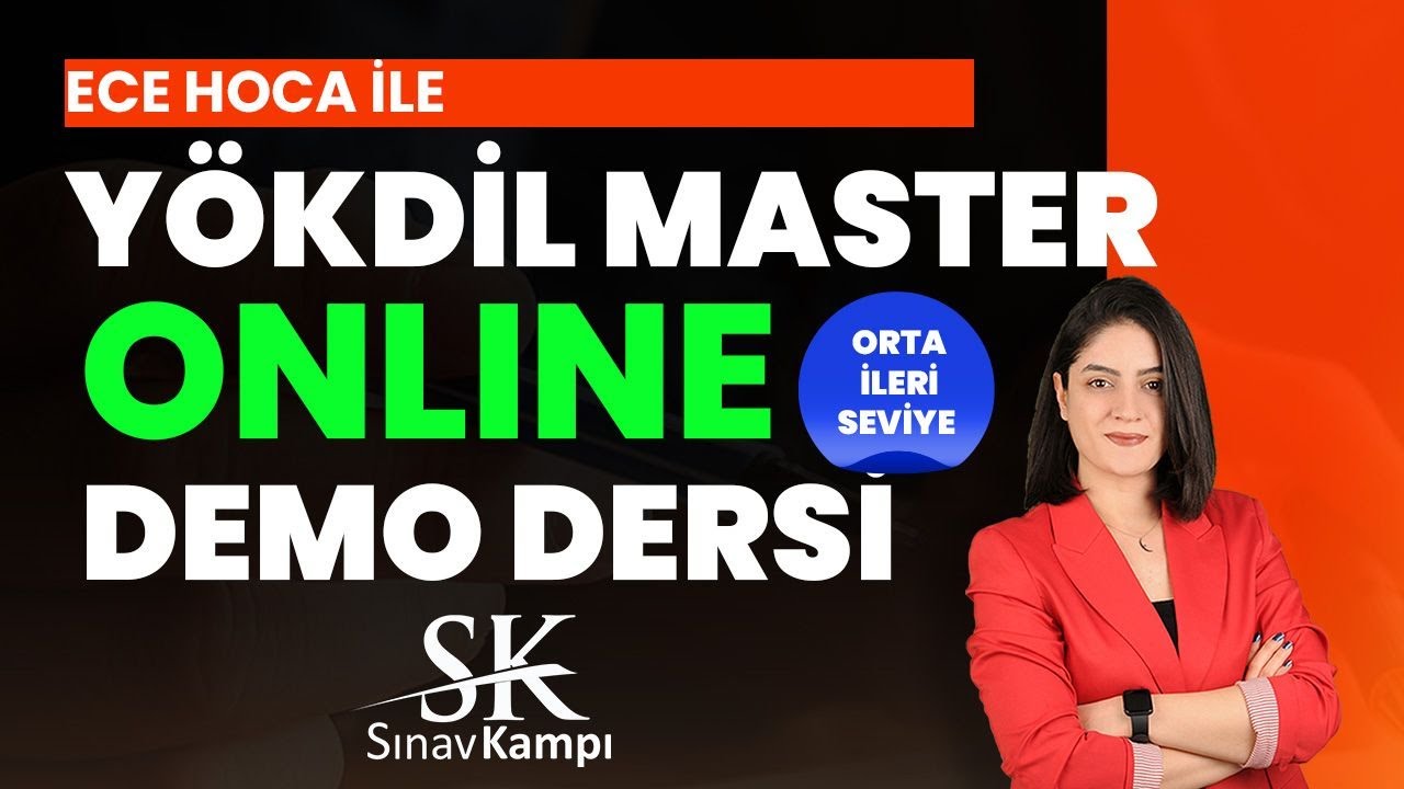 2026 MART YÖKDİL- MASTER DEMO DERSİ ECE HOCA