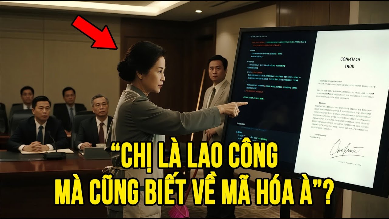 Dữ Liệu Bị Rò Rỉ, CEO Sắp Ký Sai Hợp Đồng – Cô Lao Công Kịp Thời Ngăn Chặn Khiến Cả Phòng Cúi Đầu