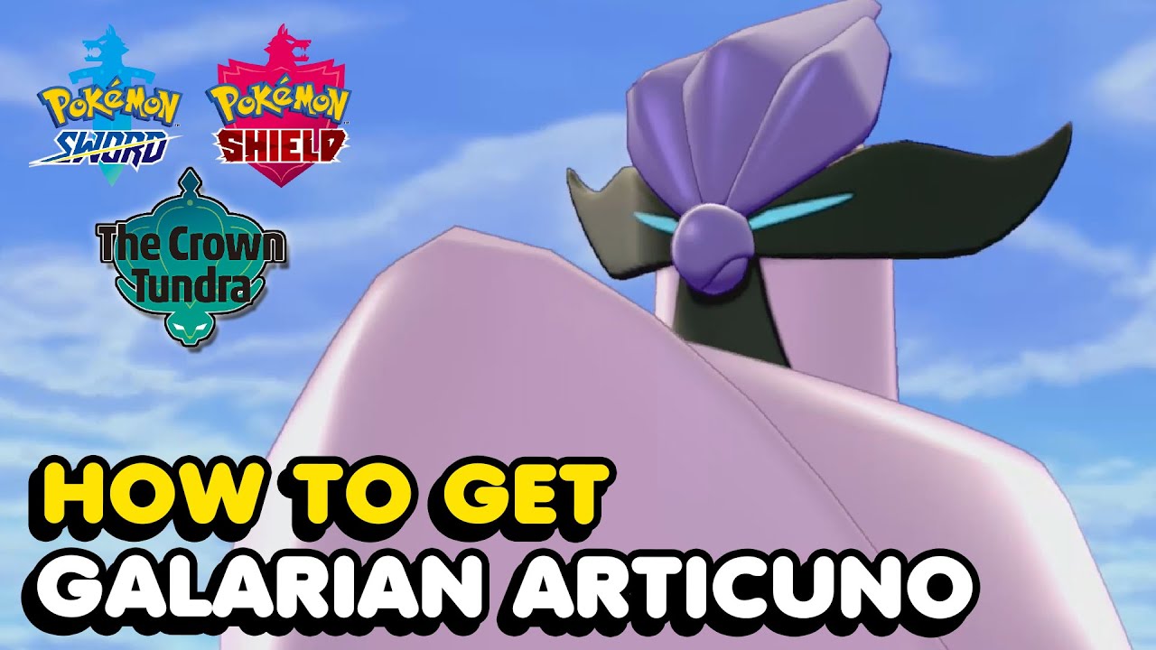 How To Get Galarian Articuno In Pokemon Sword & Shield (Crown Of Tundra DLC)